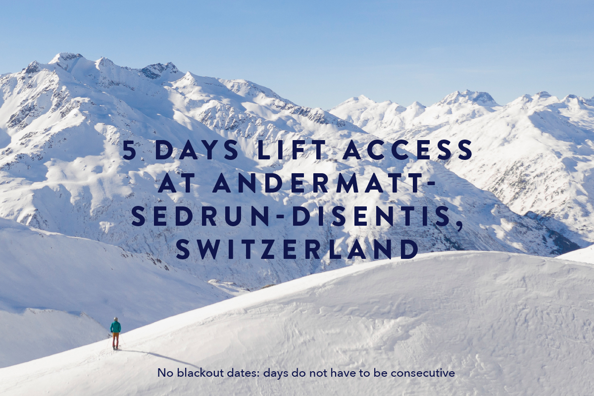 5 Days Lift Access at Andermatt-Sedrun, Switzerland