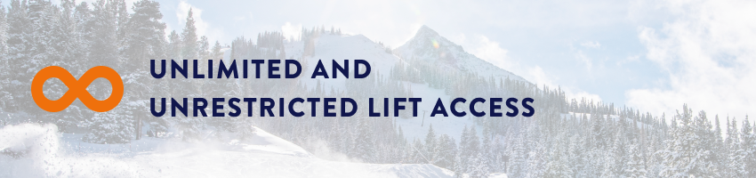 Unlimited and Unrestricted lift access at Crested Butte