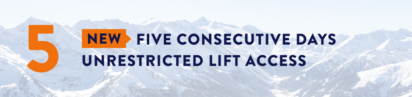 5 Days Consecutive Restricted Lift Access to Mayrhofen & Hintertux