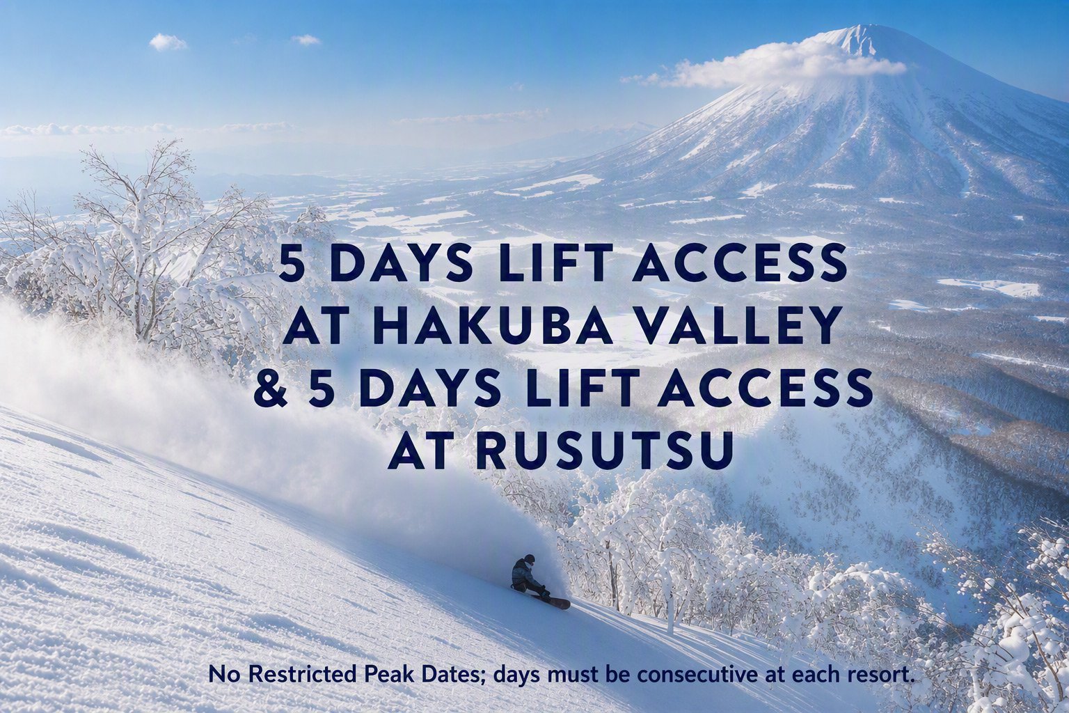 Ski Hakuba and Rusutsu