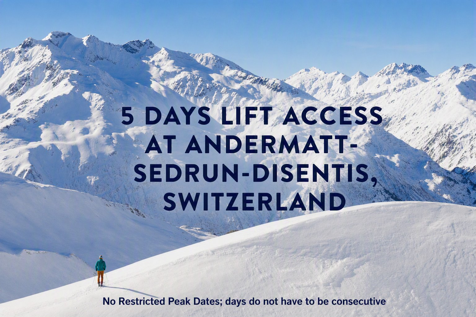 5 Days Lift Access at Andermatt-Sedrun, Switzerland